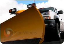 SNOWPLOW RUBBER CUTTING ::: PIPE WIPERS :::